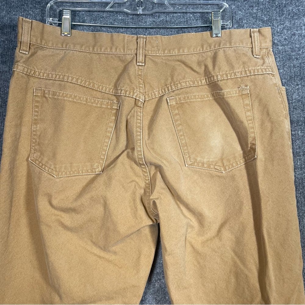 Filson Mens‎ 40X34 Khaki Tan 5 Pocket Canvas Workwear Pants Made in USA - Picture 9 of 14